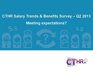 CTHR Salary Trends & Benefit Survey - Q2 2013