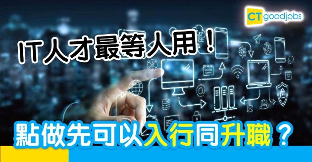 【自我增值】IT人才不可或缺　想入行升職可以點做？